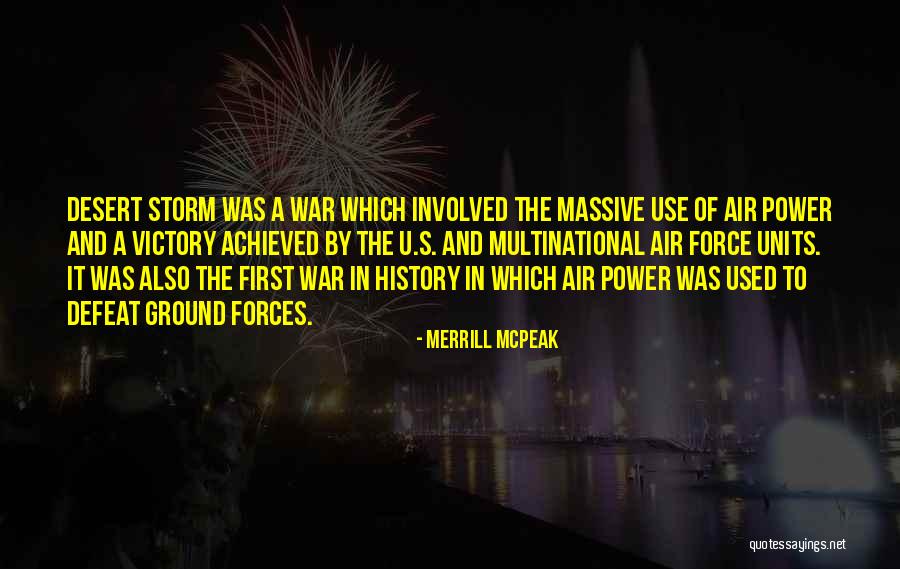 History And Quotes By Merrill McPeak