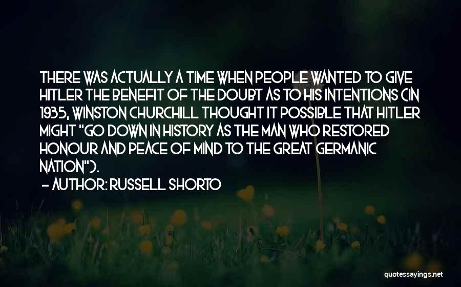 History Churchill Quotes By Russell Shorto