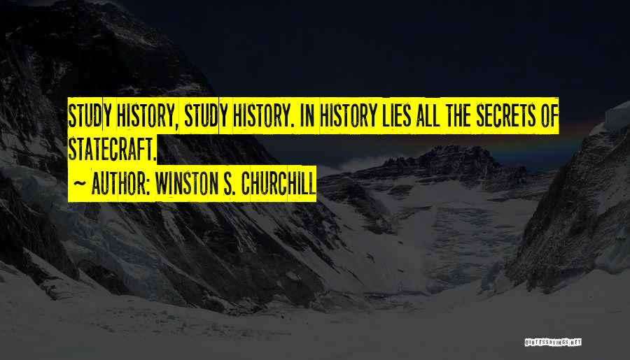 History Churchill Quotes By Winston S. Churchill