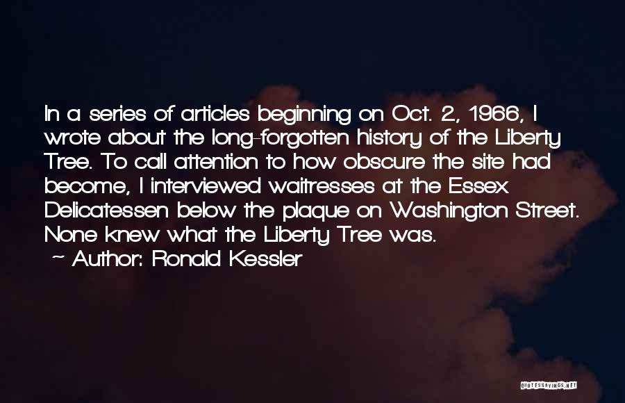 History From Below Quotes By Ronald Kessler