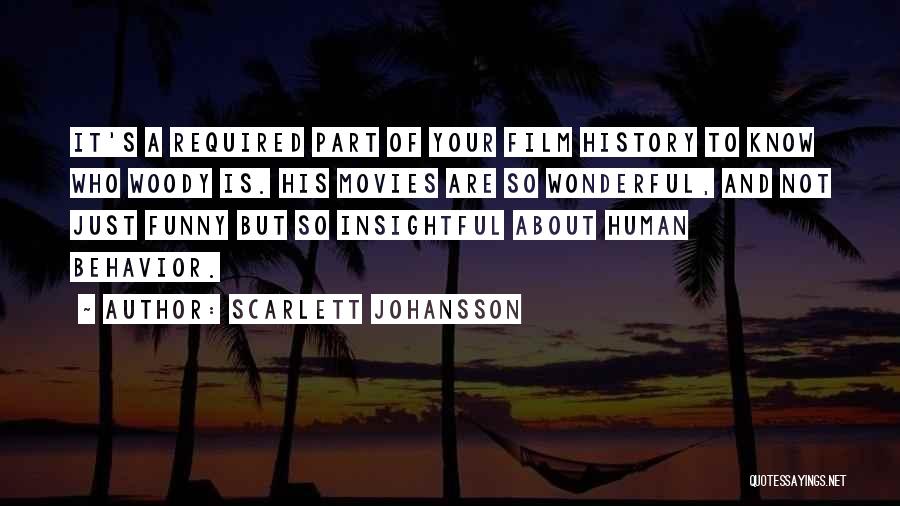 History Funny Quotes By Scarlett Johansson