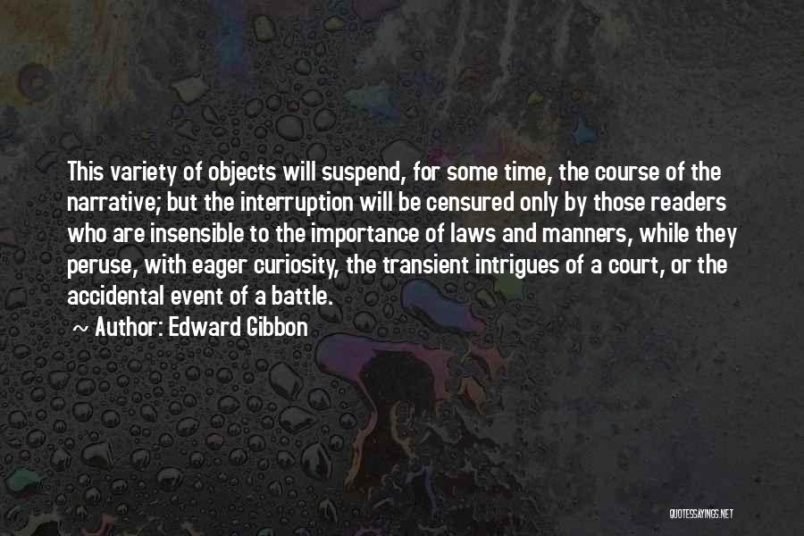 History Importance Quotes By Edward Gibbon