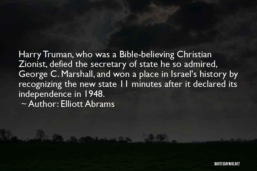 History In The Bible Quotes By Elliott Abrams