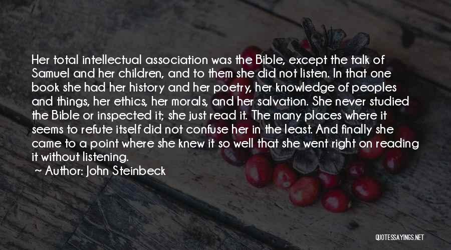 History In The Bible Quotes By John Steinbeck