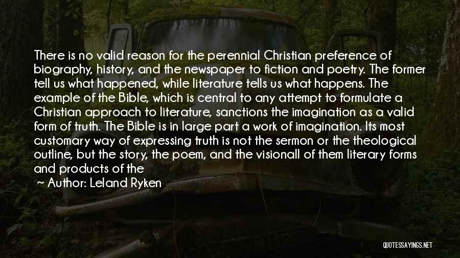 History In The Bible Quotes By Leland Ryken