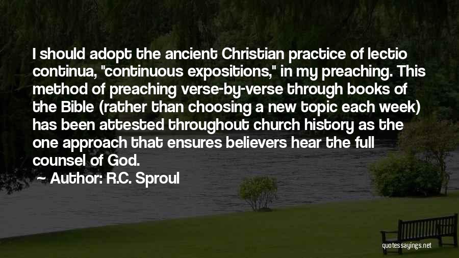 History In The Bible Quotes By R.C. Sproul