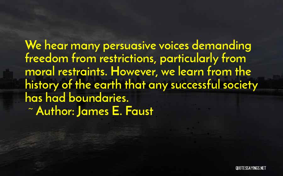 History Learn Quotes By James E. Faust