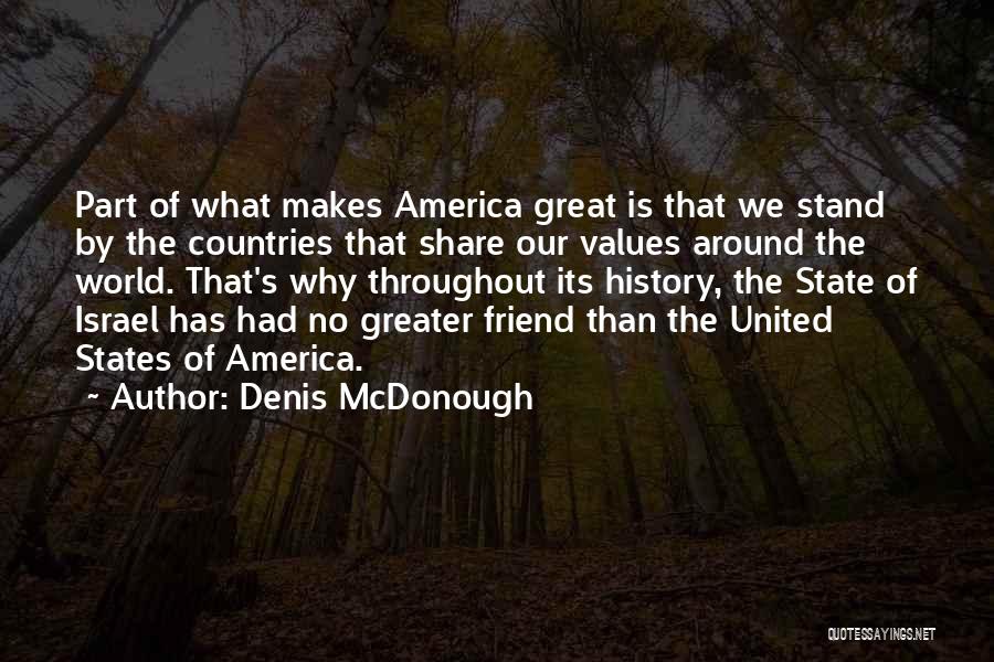 History Makes Us Who We Are Quotes By Denis McDonough