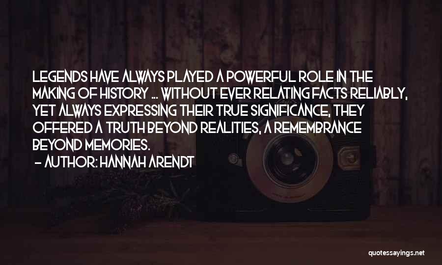 History Making Quotes By Hannah Arendt