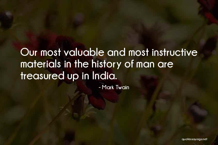 History Of India Quotes By Mark Twain