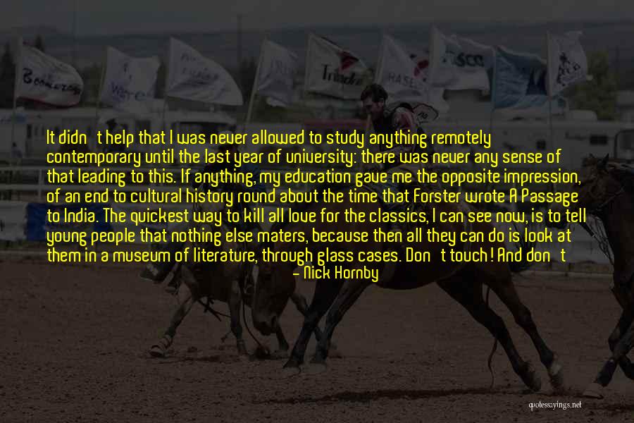 History Of India Quotes By Nick Hornby