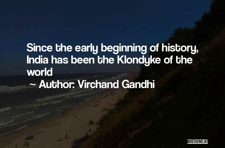 History Of India Quotes By Virchand Gandhi