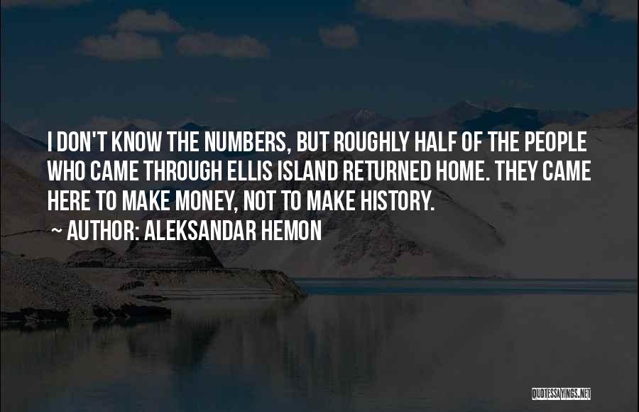 History Of Money Quotes By Aleksandar Hemon