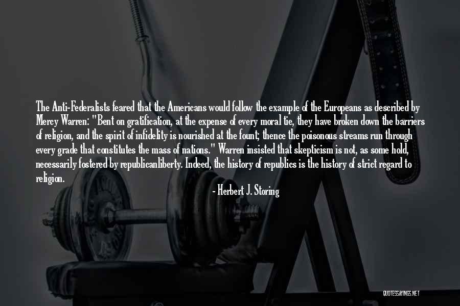 History Of Religion Quotes By Herbert J. Storing History Of Religion Quotes By Herbert J. Storing