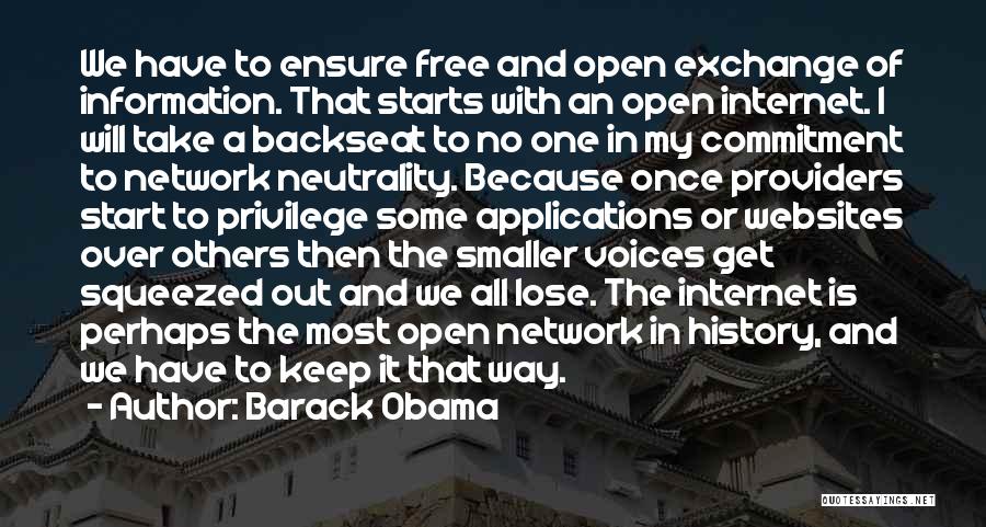 History Of The Internet Quotes By Barack Obama