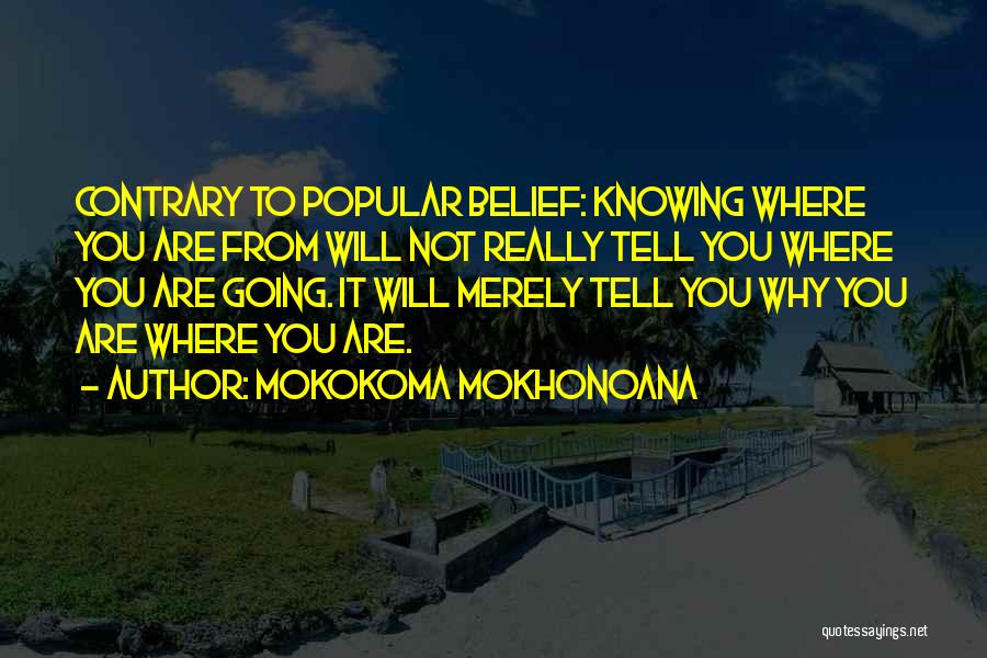 History Past Present Quotes By Mokokoma Mokhonoana