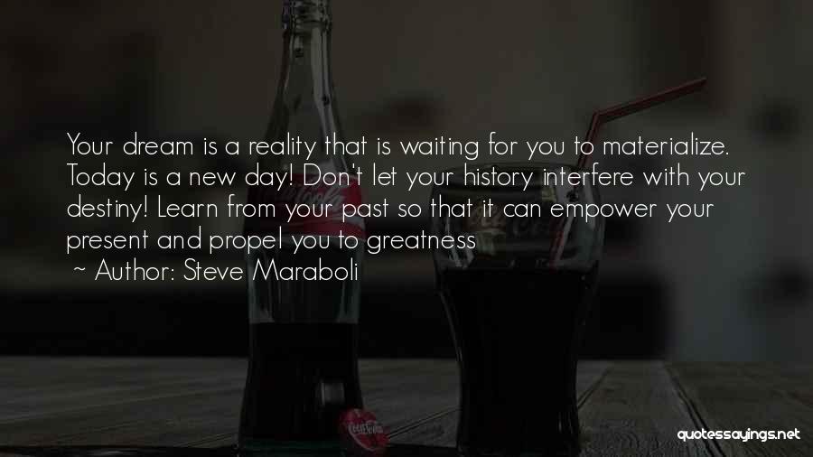 History Past Present Quotes By Steve Maraboli