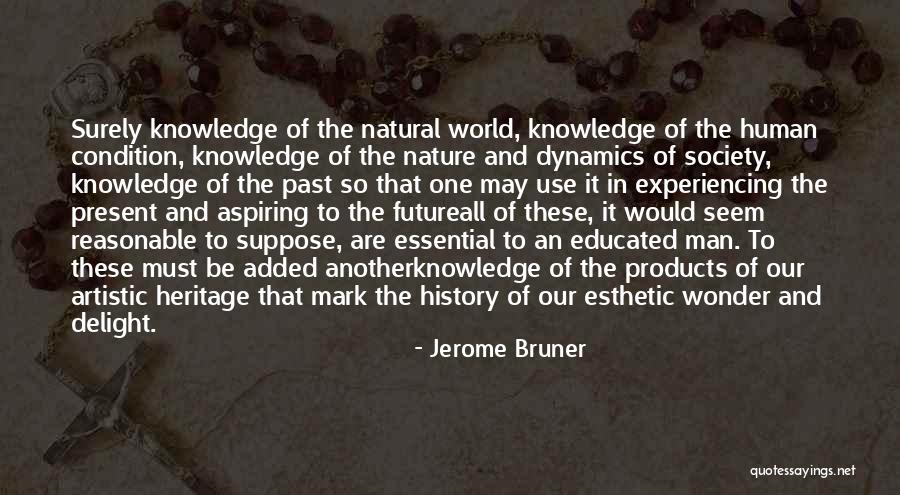 History Present And Future Quotes By Jerome Bruner