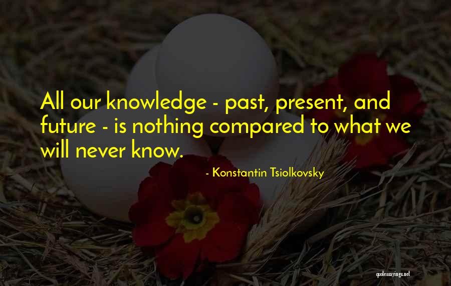 History Present And Future Quotes By Konstantin Tsiolkovsky