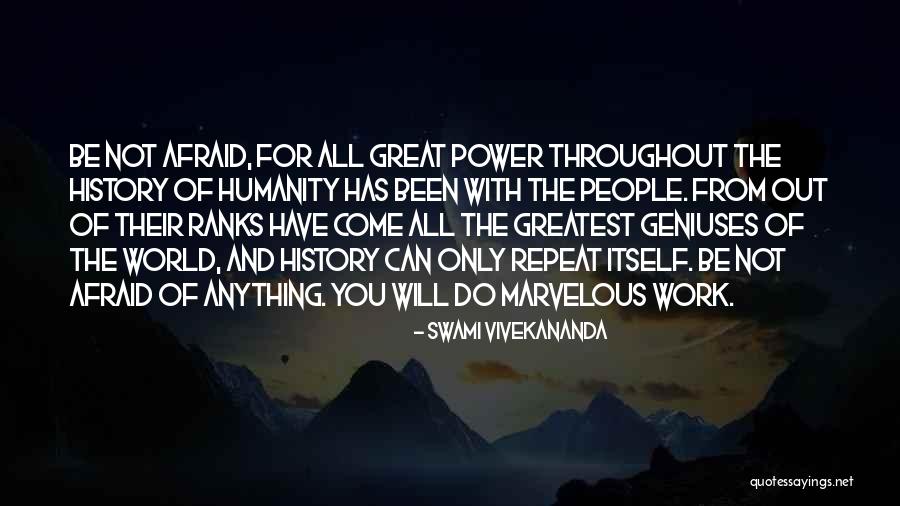 History Repeat Itself Quotes By Swami Vivekananda