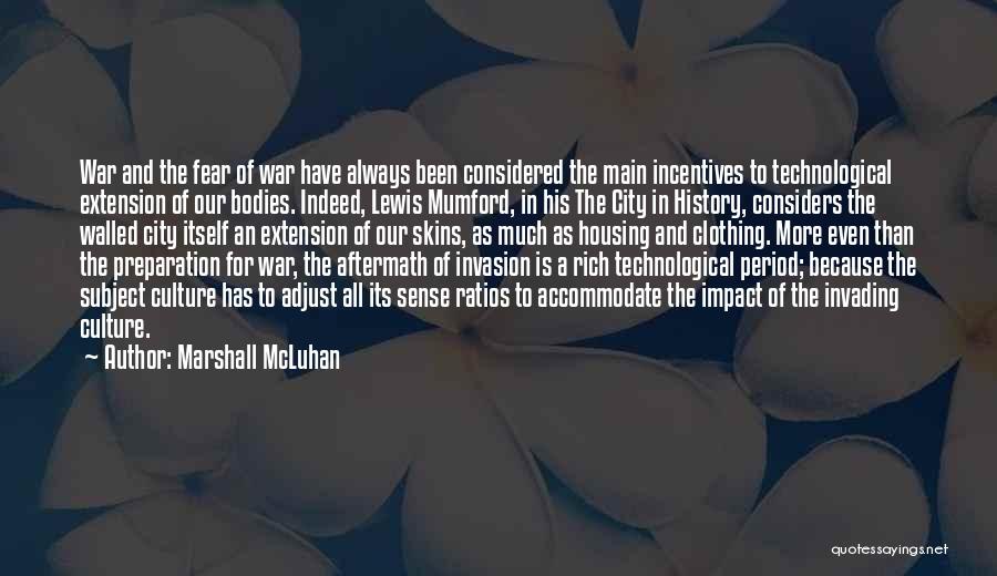 History Subject Quotes By Marshall McLuhan