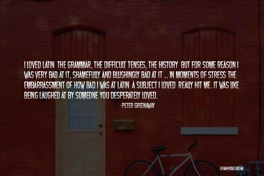 History Subject Quotes By Peter Greenaway