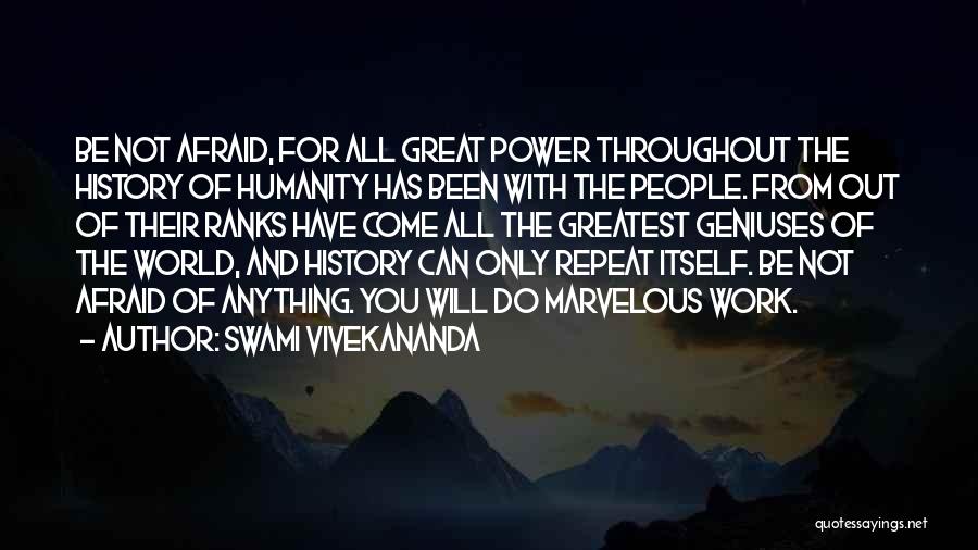History Will Repeat Itself Quotes By Swami Vivekananda