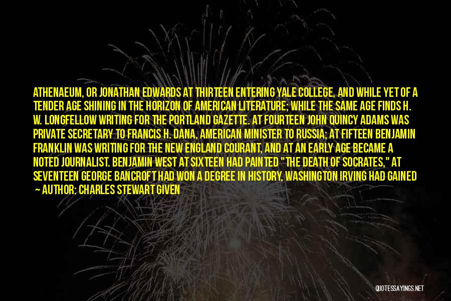 History Writing Quotes By Charles Stewart Given