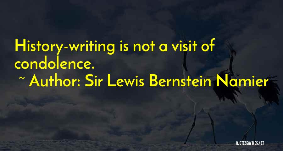 History Writing Quotes By Sir Lewis Bernstein Namier