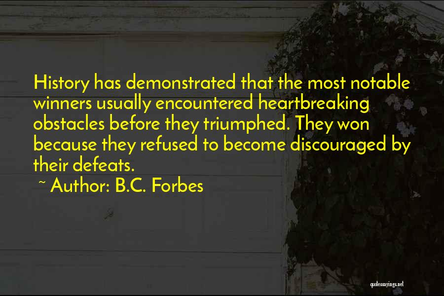 History's Most Inspirational Quotes By B.C. Forbes