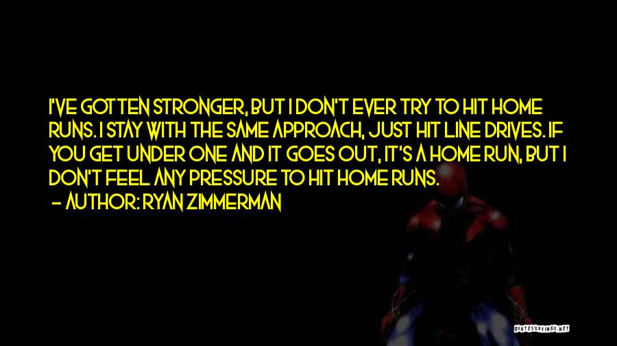 Hit And Run Quotes By Ryan Zimmerman