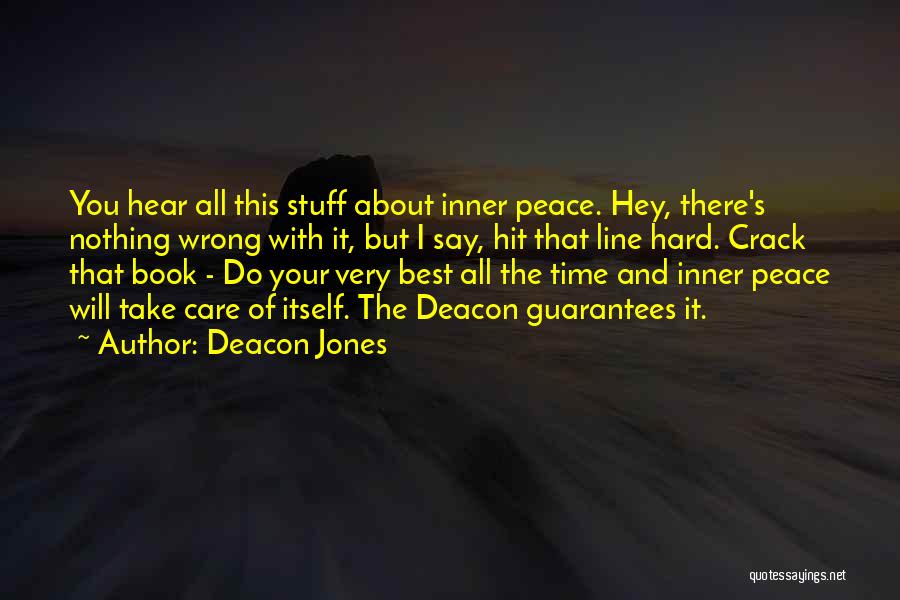 Hit Hard Football Quotes By Deacon Jones