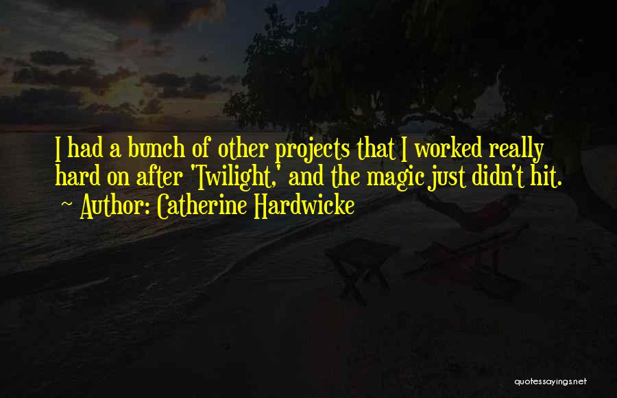 Hit Hard Quotes By Catherine Hardwicke