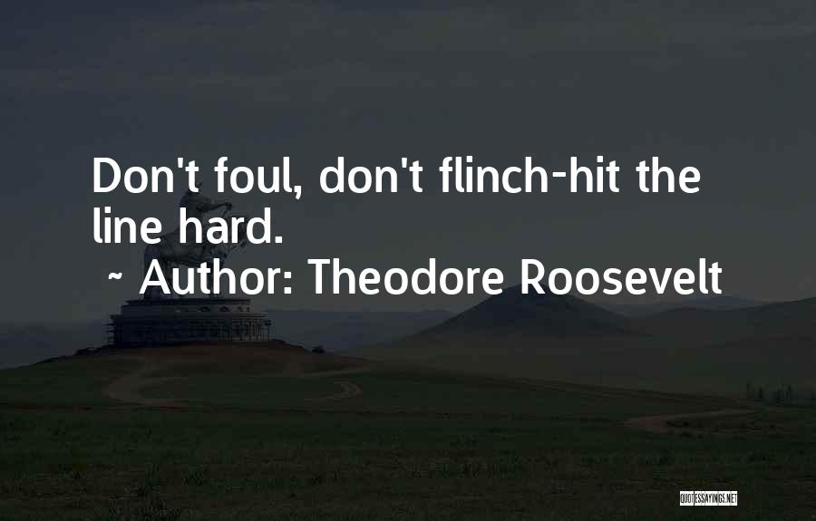 Hit Hard Quotes By Theodore Roosevelt