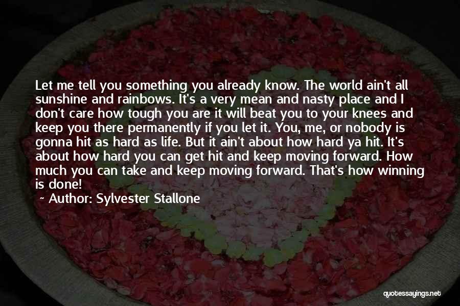 Hit Me Hard Quotes By Sylvester Stallone