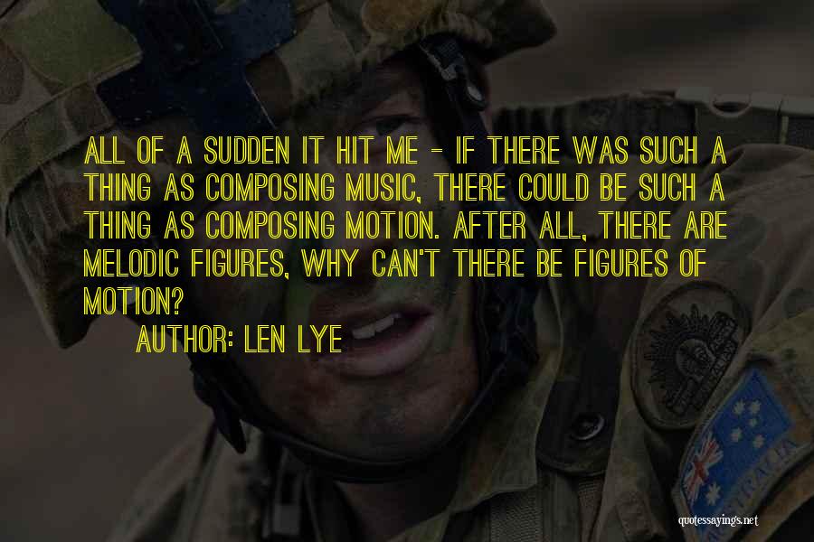 Hit Quotes By Len Lye