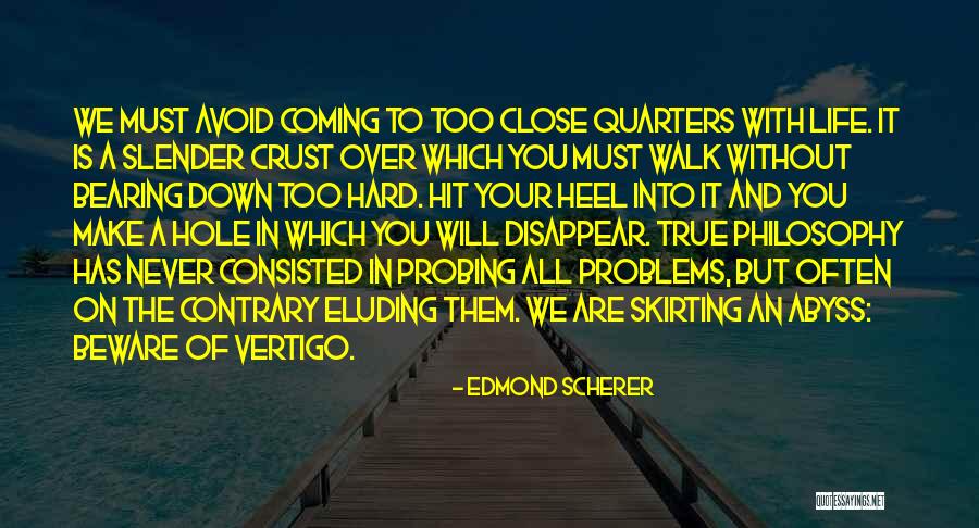 Hit You Hard Quotes By Edmond Scherer