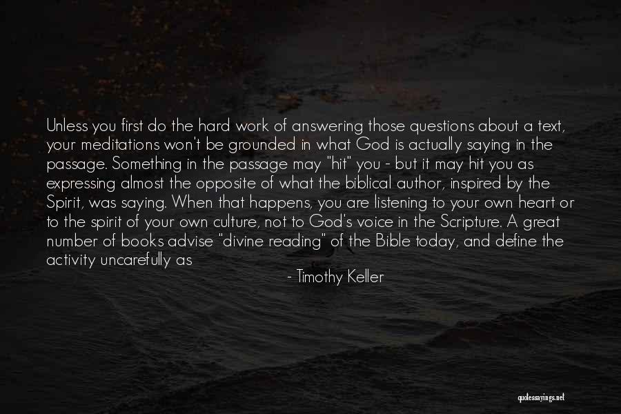 Hit You Hard Quotes By Timothy Keller Hit You Hard Quotes By Timothy Keller