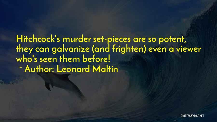 Hitchcock Quotes By Leonard Maltin