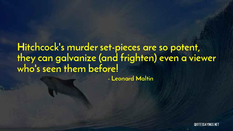 Hitchcock Quotes By Leonard Maltin