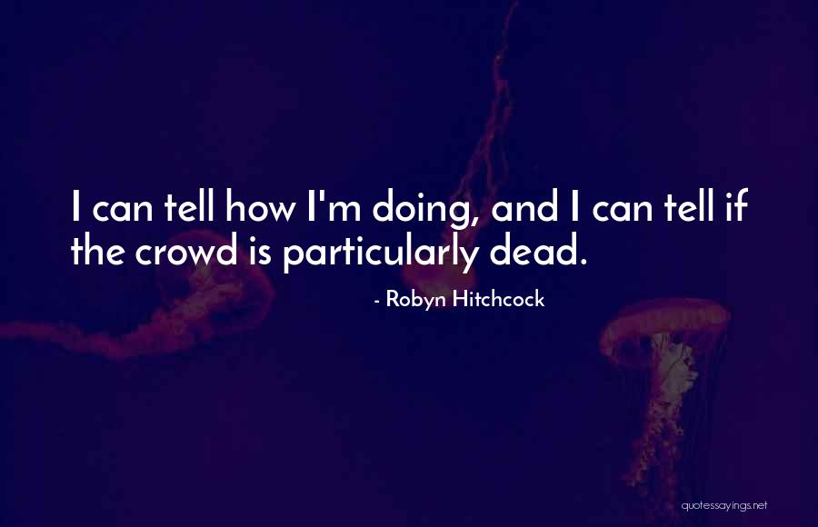 Hitchcock Quotes By Robyn Hitchcock Hitchcock Quotes By Robyn Hitchcock