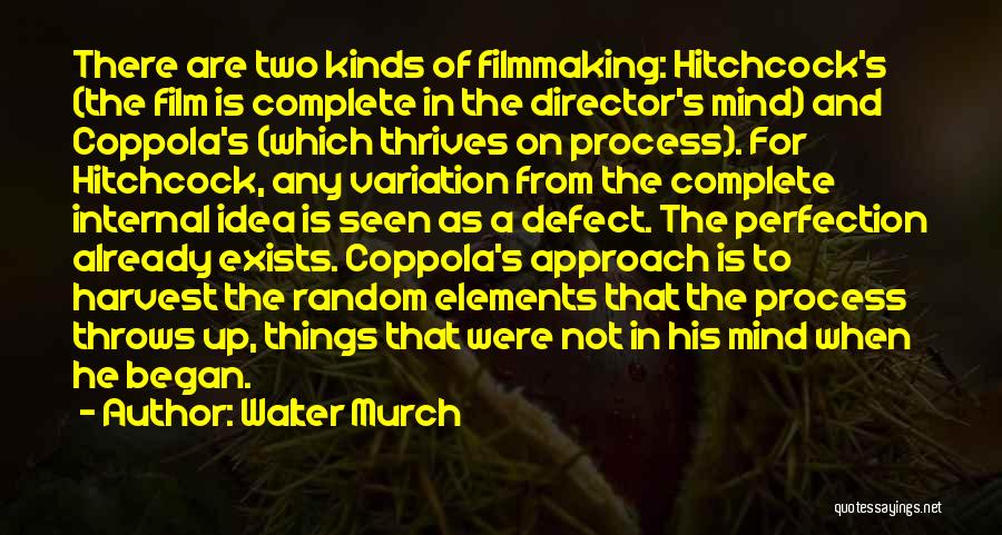 Hitchcock Quotes By Walter Murch