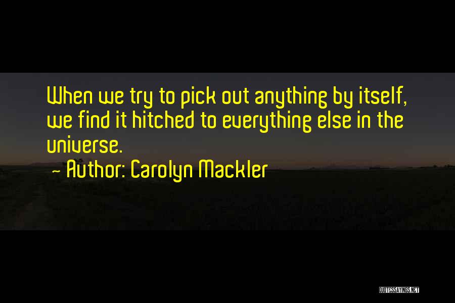 Hitched Quotes By Carolyn Mackler