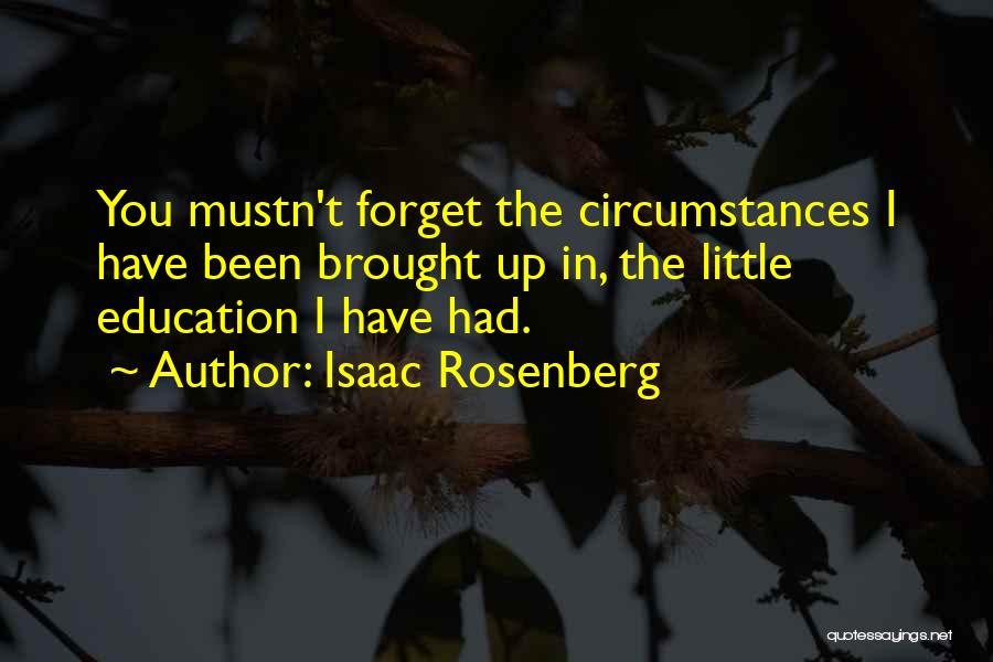 Hitha Wawannema Quotes By Isaac Rosenberg