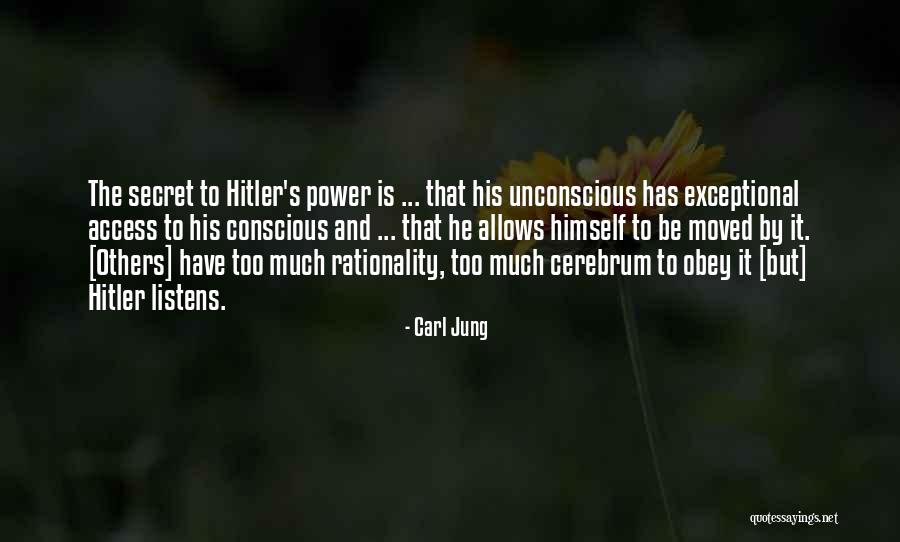 Hitler And Power Quotes By Carl Jung Hitler And Power Quotes By Carl Jung