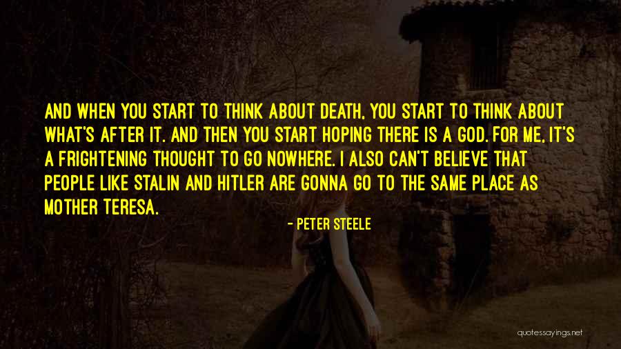 Hitler And Stalin Quotes By Peter Steele Hitler And Stalin Quotes By Peter Steele