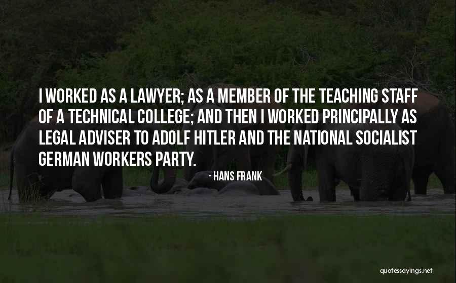 Hitler German Quotes By Hans Frank Hitler German Quotes By Hans Frank