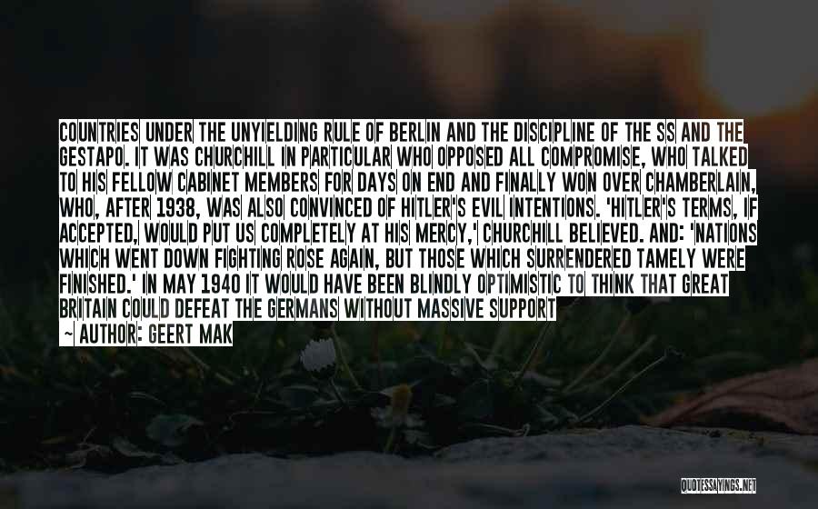 Hitler Gestapo Quotes By Geert Mak