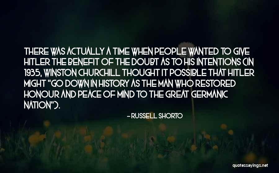 Hitler History Quotes By Russell Shorto