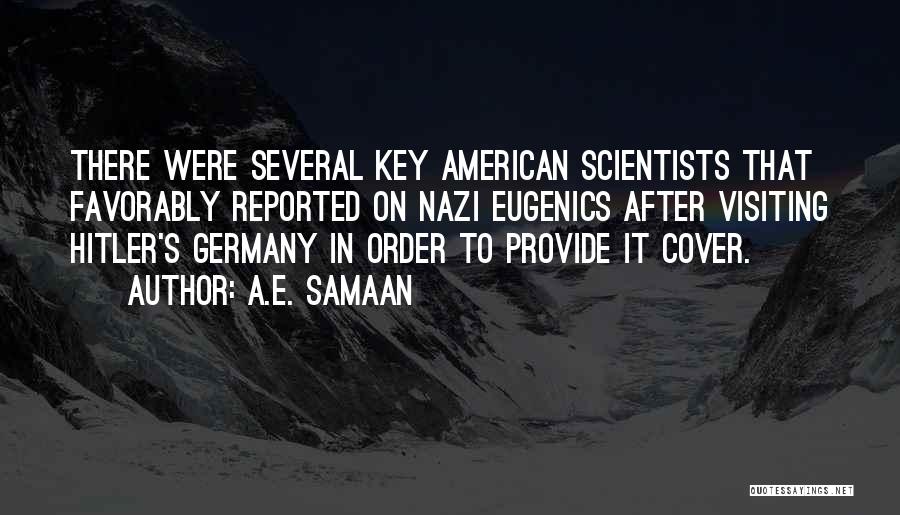 Hitler's Germany Quotes By A.E. Samaan